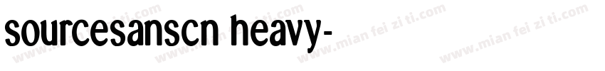 sourcesanscn heavy字体转换